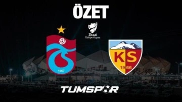 MAÇ ÖZETİ | Trabzonspor 1-0 Kayserispor (Ziraat Türkiye Kupası Yarı Finali İlk Maç)