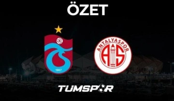 MAÇ ÖZETİ | Trabzonspor 2-0 Antalyaspor