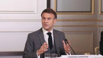 Macron, Gazze'ye saldırılara 'insani ara' verilmesini istedi