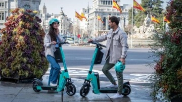 Madrid'de scooter'lara yasak geldi