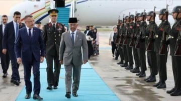 Malezya Kralı Sultan Abdullah Şah, Ankara'da