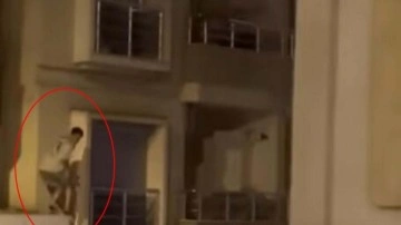 Manisa’da polisleri gören hırsız, 5 kat tırmanıp çatıdan kaçtı