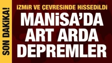 Manisa'da 4.3 büyüklüğünde deprem