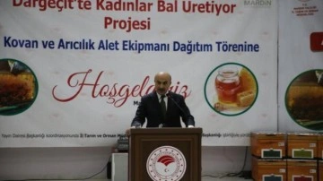 Mardin'de bal üreticisi kadınlara ekipman desteği