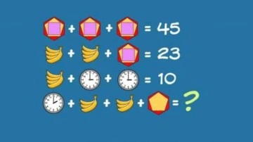 Matematik zeka oyunu: Sadece iyi bir matematikçi bu problemi 30 saniye içinde çözebilir!