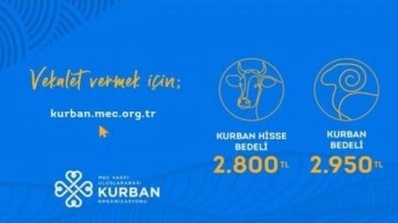 MEC Vakfı'ndan ihtiyaç sahiplerine yönelik kurban organizasyonu