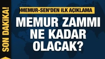 Memur-Sen Başkanı Yalçın'dan memur maaşına zam açıklaması