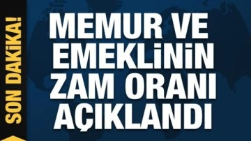 Memur ve emekli maaş zammı belli oldu! Cumhurbaşkanı Erdoğan açıkladı