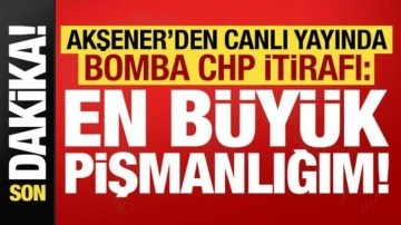 Meral Akşener'den bomba CHP itirafı: Hayatımın en büyük pişmanlığı