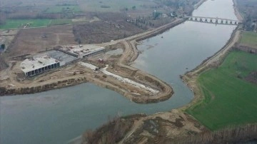 Meriç Nehri'nden elektrik üretilecek projede sona doğru