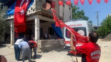 Mersinli şehidin baba evine acı haber ulaştı