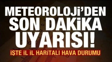 Meteoroloji'den 'sıcaklıklar artacak' uyarısı