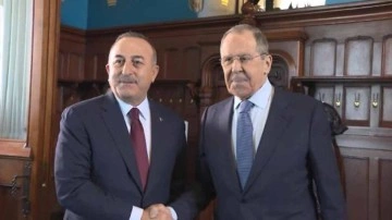 Mevlüt Çavuşoğlu Moskova'da Lavrov ile buluştu! Montrö için flaş açıklama