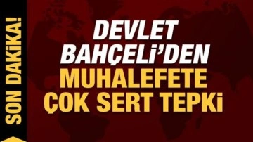 MHP lideri Bahçeli'den Yozgat mitinginde muhalefete çok sert tepki!