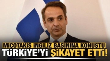 Miçotakis, İngiliz basınına konuştu: Türkiye'yi şikayet etti