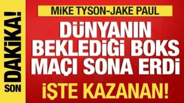 Mike Tyson ve Jake Paul boks maçını kazanan belli oldu