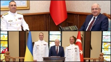 Milli Savunma Bakanı Güler, Ukrayna Deniz Kuvvetleri Komutanı Neizhpapa'yı kabul etti