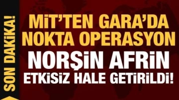 MİT'ten nefes kesen operasyon: Norşin Afrin ve 4 teröristi etkisiz hale getirdi!