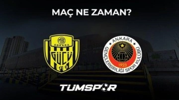 MKE Ankaragücü Gençlerbirliği TSYD Ankara Kupası maçı ne zaman?