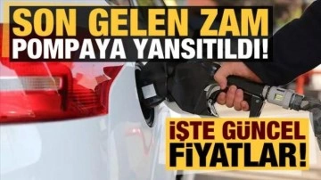 Motorine gelen son zam pompaya yansıtıldı: İşte güncel benzin ve motorin fiyatları...