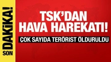 MSB'den hava harekatı! Çok sayıda terörist öldürüldü