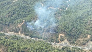 Muğla'da orman yangını! Havadan görüntülendi