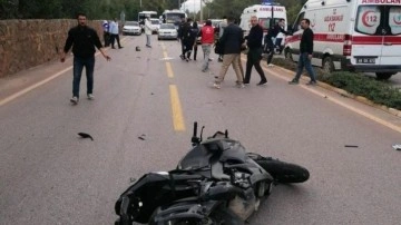 Muğla'da motosikletin çarptığı yaya hayatını kaybetti