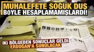 Muhalefeti yıkacak haber! İki bölgeden dikkat çeken sonuçlar geldi