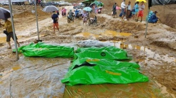 Myanmar’da yaşanan heyelan felaketinde ölü sayısı artıyor