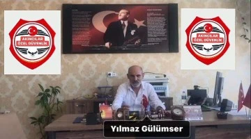 YILMAZ GÜLÜMSER ÖZEL GÜVENLİK SEKTÖRÜNE EL ATTI.