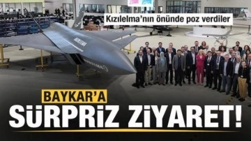 NATO'dan Baykar'a ziyaret! Kızılelma'nın önünde poz verdiler