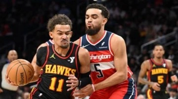 NBA'de Hawks, Young'ın 40 sayısıyla Wizards'ı 130-126 yendi