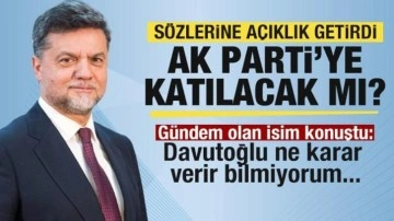 Nedim Yamalı AK Parti'ye katılacak mı? Flaş sözler: Davutoğlu ne karar verir bilmiyorum