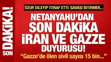 Netanyahu'dan İran ve Gazze duyurusu! Son dakika savaş itirafı: Savaşı bitirmek...