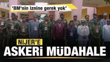 Nijer'e askeri müdahale: BM'nin iznine gerek yok