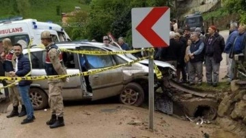 Ordu'da trafik kazası: 1 ölü, 4 yaralı