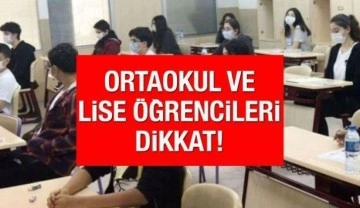 Ortaokul 5,6,7,8 ve lise 9,10,11. sınıf öğrencileri dikkat! Öğrencilere 460 TL burs verilecek!