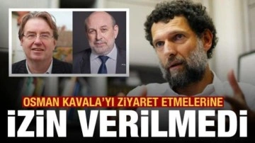 Osman Kavala'yı ziyaret etmelerine izin verilmedi