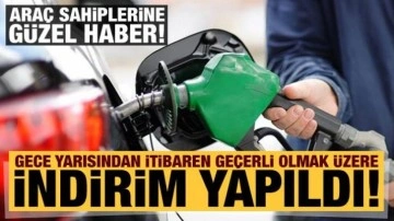 Otomobil sahiplerine güzel haber: Benzine indirim geldi, işte güncel fiyatlar...