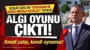 Özel'in, 'Erdoğan'ın mesajı kesildi' tepkisi algı oyunu çıktı! Kendi çalıp, kend