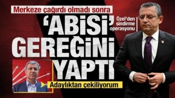 Özgür Özel'den 'adaylıktan çekil' baskısı... Kılıçdaroğlu'nun adayı Orhan Sümer&