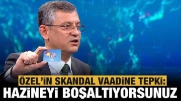 Özgür Özel'den skandal vaadine Ersoy'dan tepki: Hazineyi boşaltıyorsunuz