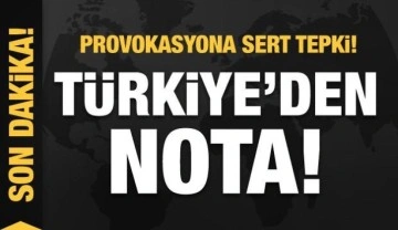 Provokasyona sert tepki! Türkiye'den Yunanistan'a nota!
