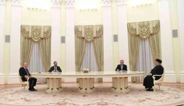 Putin, İran Cumhurbaşkanı Reisi&rsquo;nin selamına "aleykümselam" ile karşılık verdi