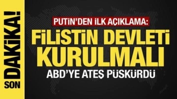 Putin'den İsrail-Hamas savaşı açıklaması: Filistin devleti kurulmalı