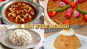 Ramazan ayı iftar menüleri: 5. Gün iftar menüsü