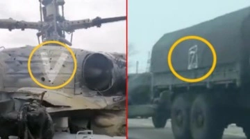 Rus tanklarında yazan "Z" ve "V" harfleri dikkat çekmişti! Bakanlık işaretlerin