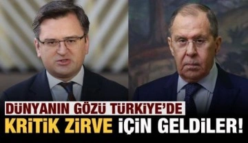 Rusya Dışişleri Bakanı Lavrov ve Ukrayna Dışişleri Bakanı Kuleba Antalya'da