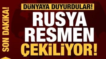 Rusya dünyaya duyurdu: Çekilme talimatını verdik