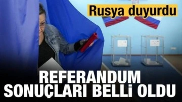 Rusya Seçim Komisyonu, Ukrayna'daki referandum sonuçlarından "evet" çıktığını açıklad